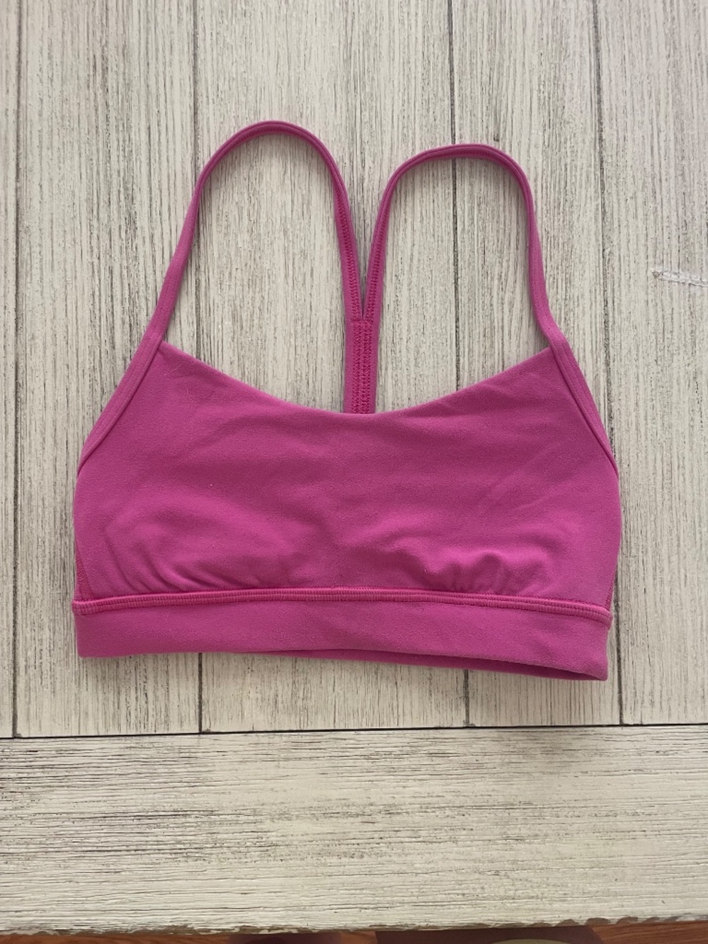 Flow Y Lulu sports bra, pink, size 2
